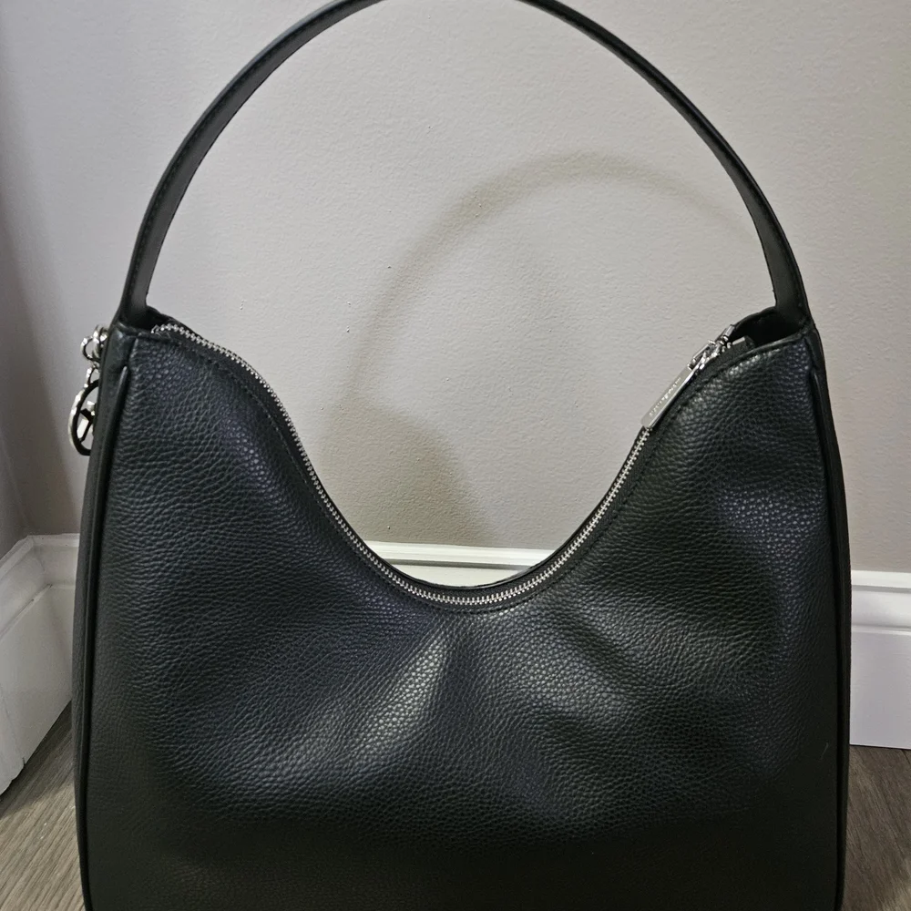 Michael Kors Nayla Medium Leopard Print Calf Hair Hobo Shoulder Bag